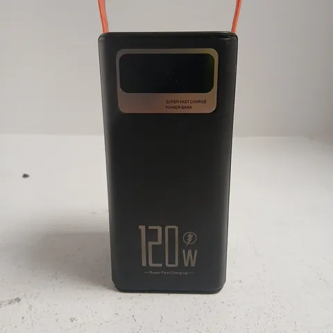 POWER BANK 120W – SUPER FAST CHARGE PORTABLE CHARGER (ORANGE STRAP)