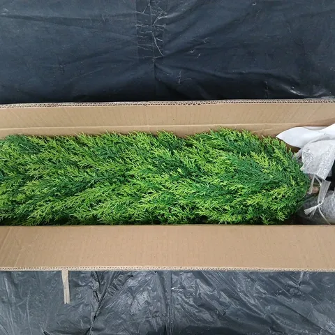 BOXED VERY HOME 92CM FAUX CYPRESS LEAF POTTED TREE OUTDOOR/INDOOR