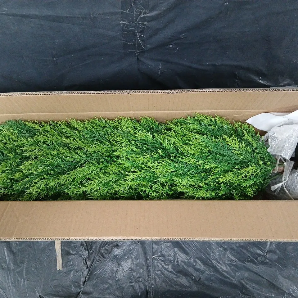 BOXED VERY HOME 92CM FAUX CYPRESS LEAF POTTED TREE OUTDOOR/INDOOR