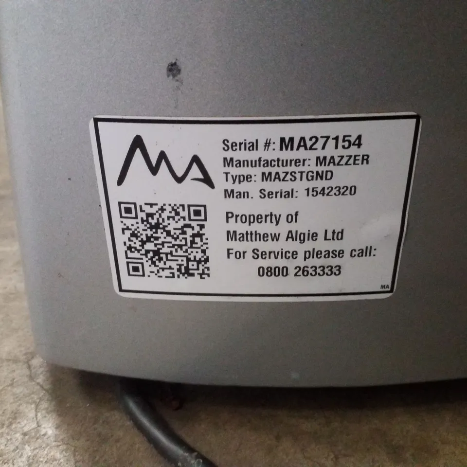 MAZZER LUIGI COMMERCIAL COFFEE GRINDER