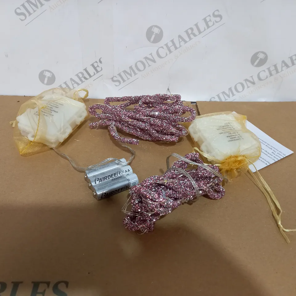 OUTLET ALISON CORK 2M INDOOR/OUTDOOR PRE-LIT GLITTER ROPE STRANDS