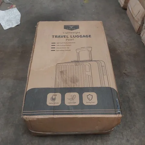 BOXED LUGG LIGHTWEIGHT TRAVEL SUITCASE