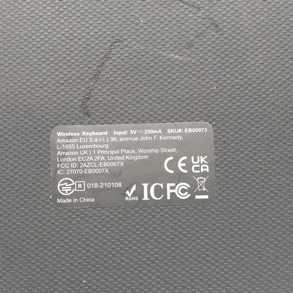 UNBOXED AMAZON FIRE 64GB TABLET WITH DETACHABLE KEYBOARD CASE - KFTRPWI