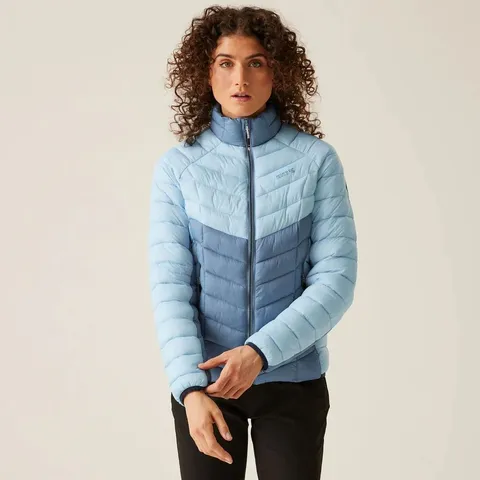 BRAND NEW REGATTA WOMENS DALENT PADDED JACKET IN CLEAR SKY BLUE - UK 18