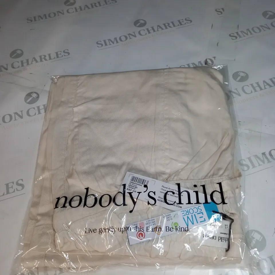 BAGGED NOBODYS CHILD OLI TROUSERS SIZE 12