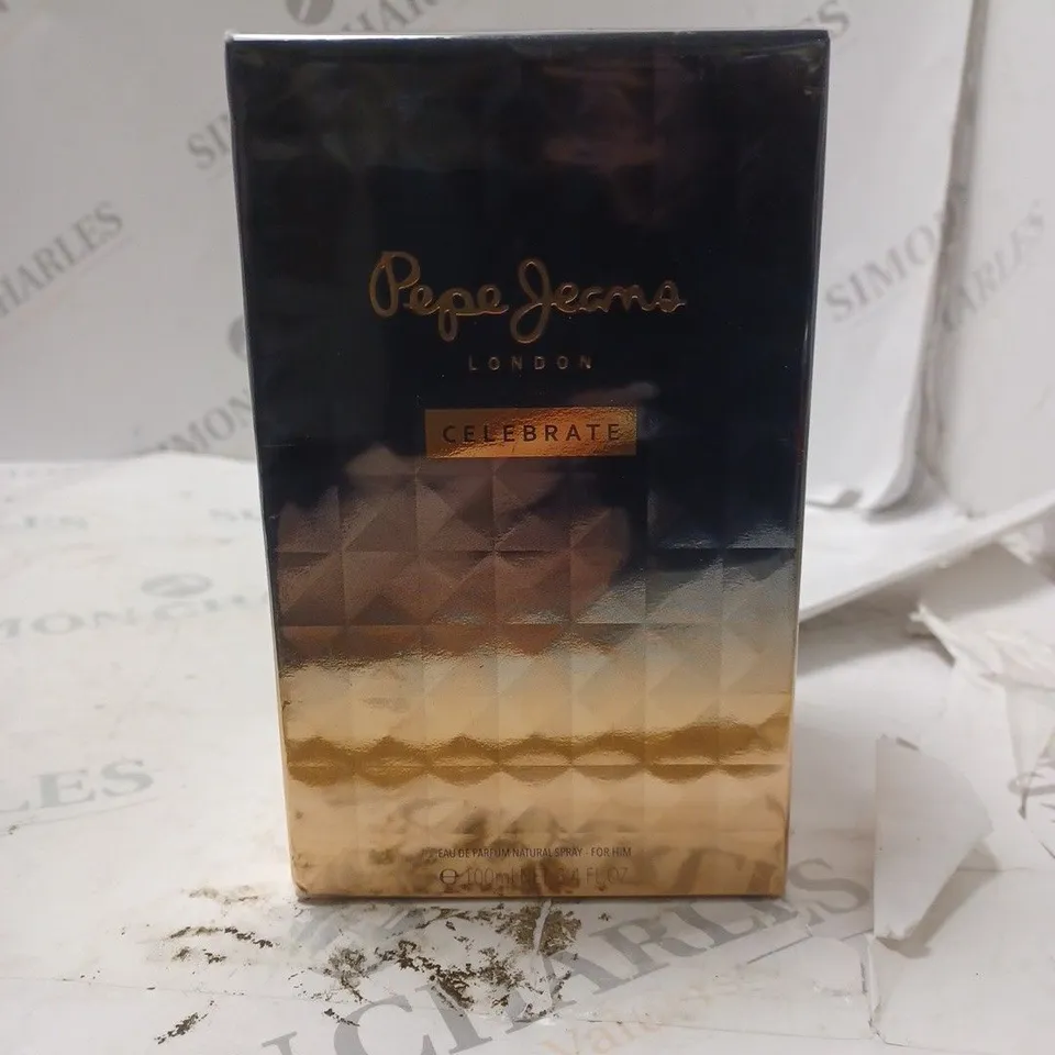 BOXED AND SEALED PEPE JEANS LONDON CELEBRATE FOR HIM 100ML