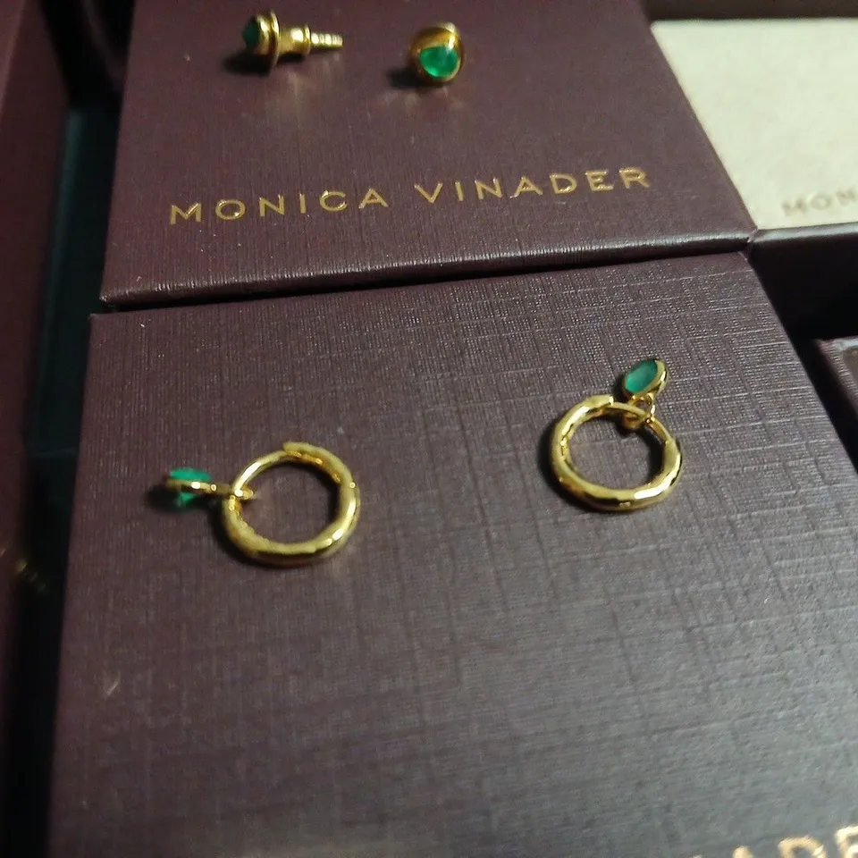 LOT OF 5 ASSORTED BOXED MONICA VINADER JEWELLERY ITEMS