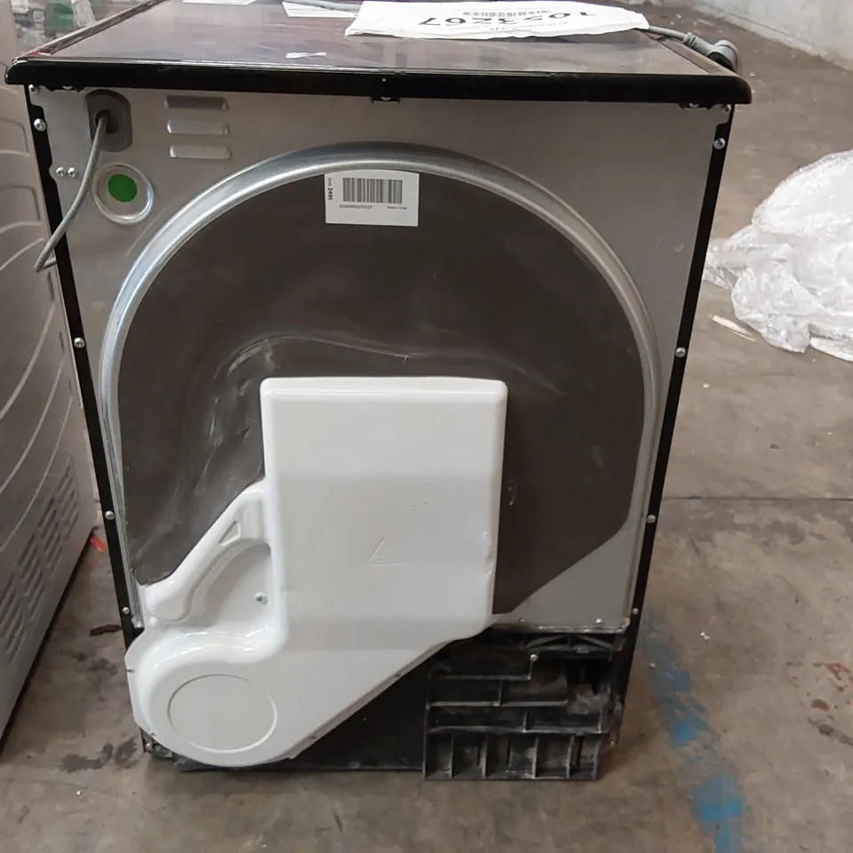 HOOVER HLEC8LGB-80 FREESTANDING CONDENSER TUMBLE DRYER, SENSOR DRY, 8 KG LOAD, BLACK [ENERGY CLASS B]