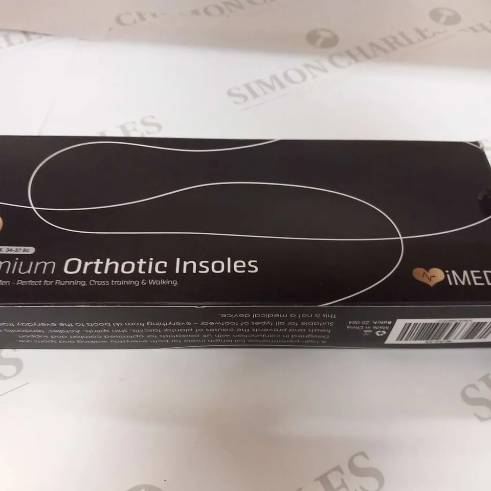 THREE BRAND NEW BOXED IMEDIC PREMIUM ORTHOTIC INSOLES