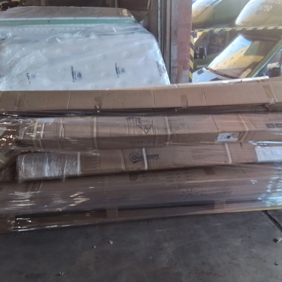 PALLET CONTAINING UNSPECIFIED PARTS SUCH AS GAZEBOS,ORNINGS ETC