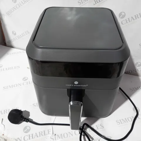 COOK'S ESSENTIALS 5.8L AIR FRYER, SLATE GREY