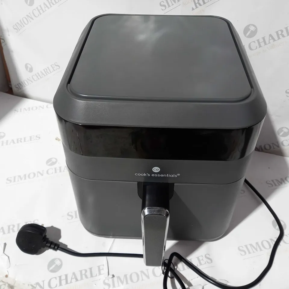 COOK'S ESSENTIALS 5.8L AIR FRYER, SLATE GREY