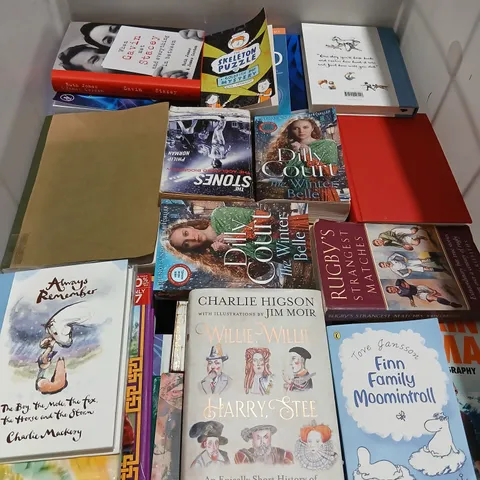 LARGE QUANTITY OF ASSORTED FICTION AND NON FICTION BOOKS