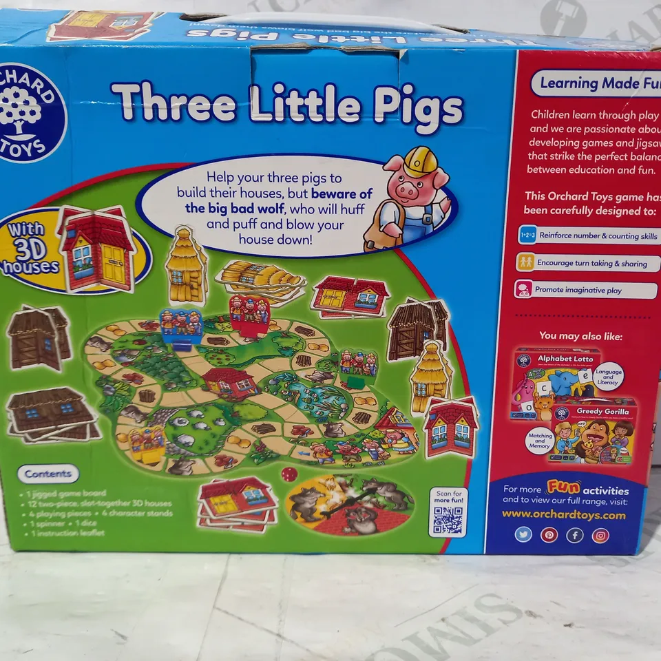 ORCHARD TOYS THREE LITTLE PIGS BOARD GAME