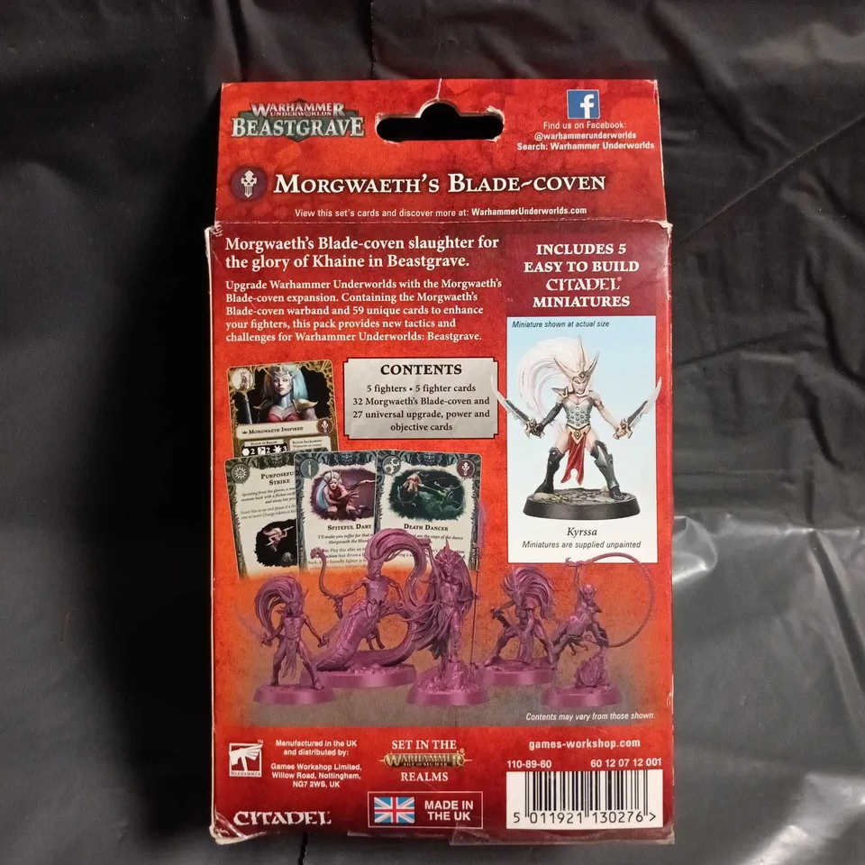 WARHAMMER UNDERWORLDS BEASTGRAVE: MORGWAETH'S BLADE-COVEN EXPANSION