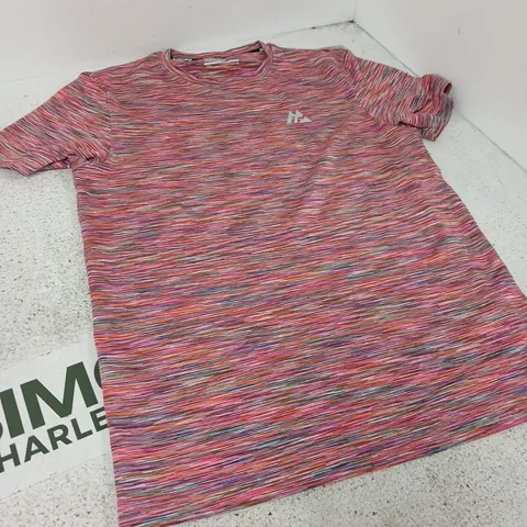 MONTIREX MULTICOLOURED STRIPED T-SHIRT – SIZE S