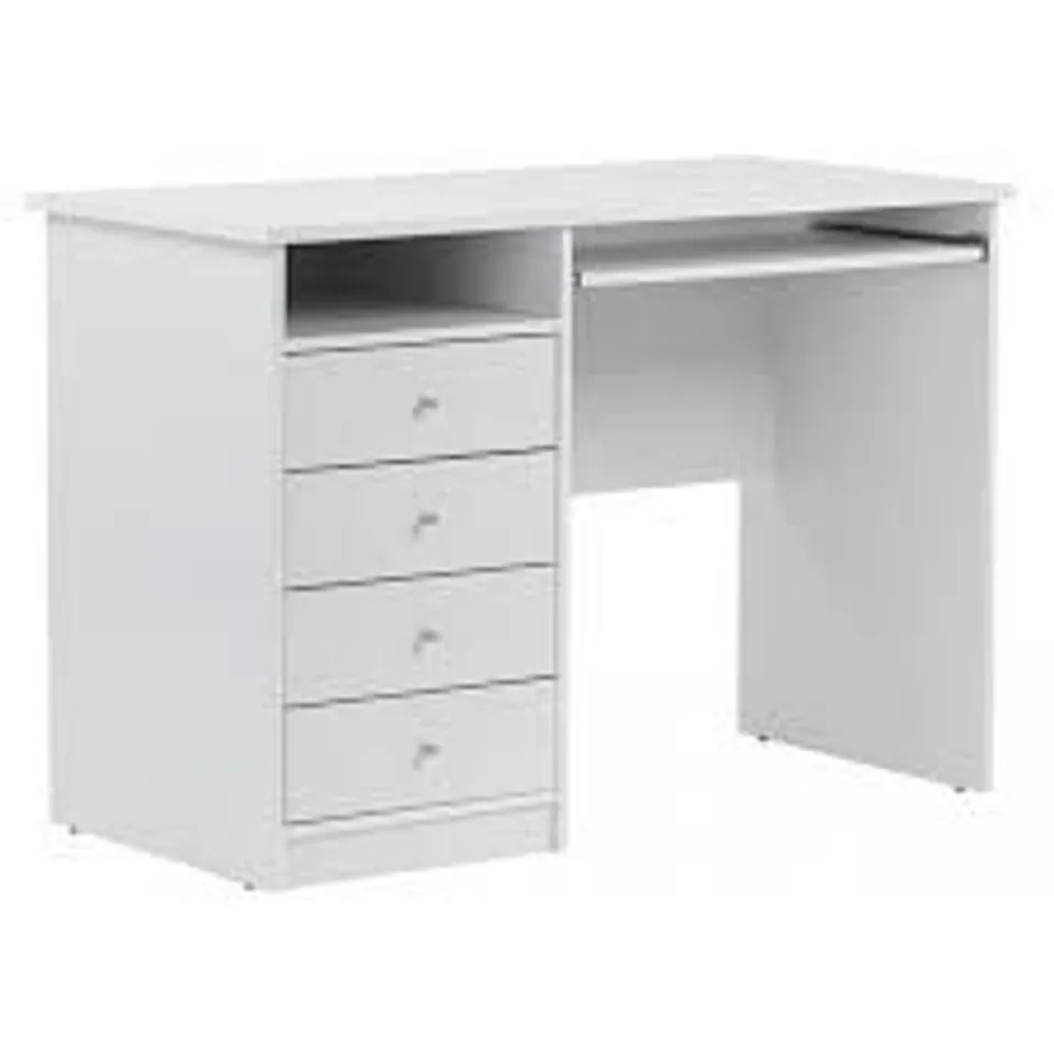 BOXED MAYMOUNT WHITE DESK 2 BOXES