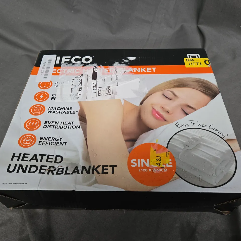 PIFCO SINGLE HEATED UNDERBLANKET 