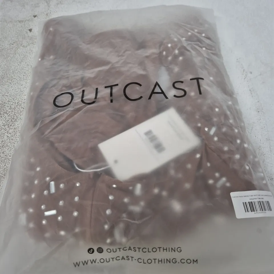 OUTCAST CLOTHING CIARAN MAXI DRESS – TAN, EXCLUSIVE (1 PIECE)