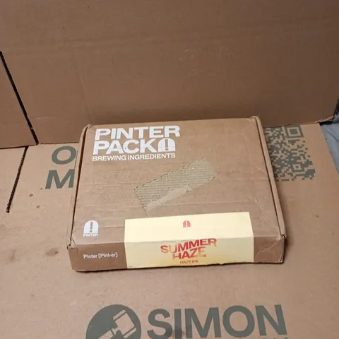 SUMMER HAZE HAZY IPA PINTER PACK BREWING INGREDIENTS BOXED