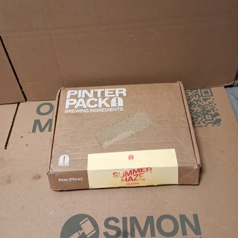SUMMER HAZE HAZY IPA PINTER PACK BREWING INGREDIENTS BOXED