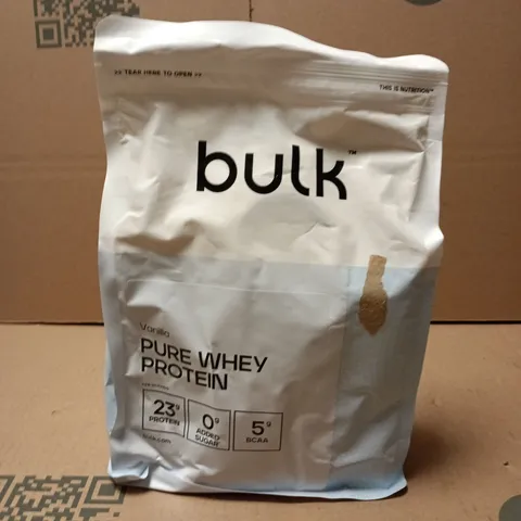 BULK WHEY PROTEIN POWDER – PURE WHEY PROTEIN (VANILLA) IN POUCH 1KG