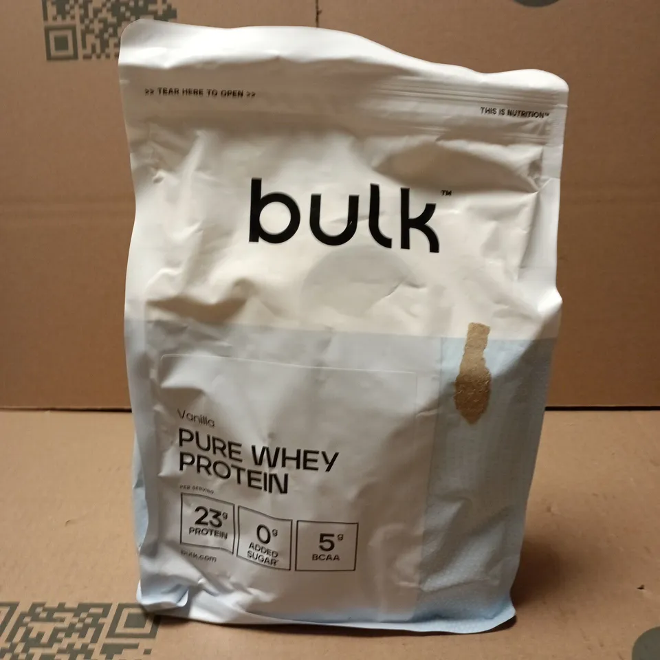BULK WHEY PROTEIN POWDER – PURE WHEY PROTEIN (VANILLA) IN POUCH 1KG