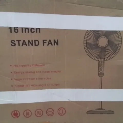 BOXED 16" STANDING FAN