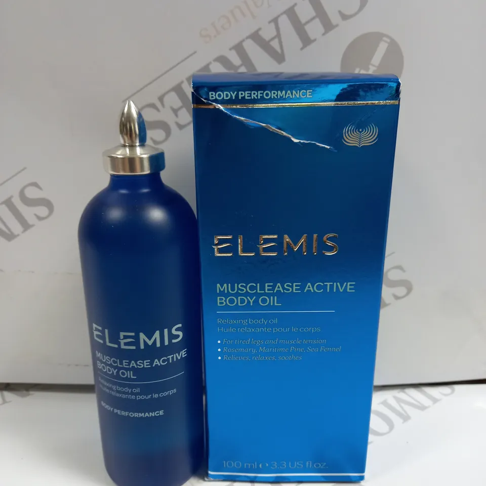 BOXED ELEMIS MUSCLEASE ACTIVE BODY OIL 100ML 