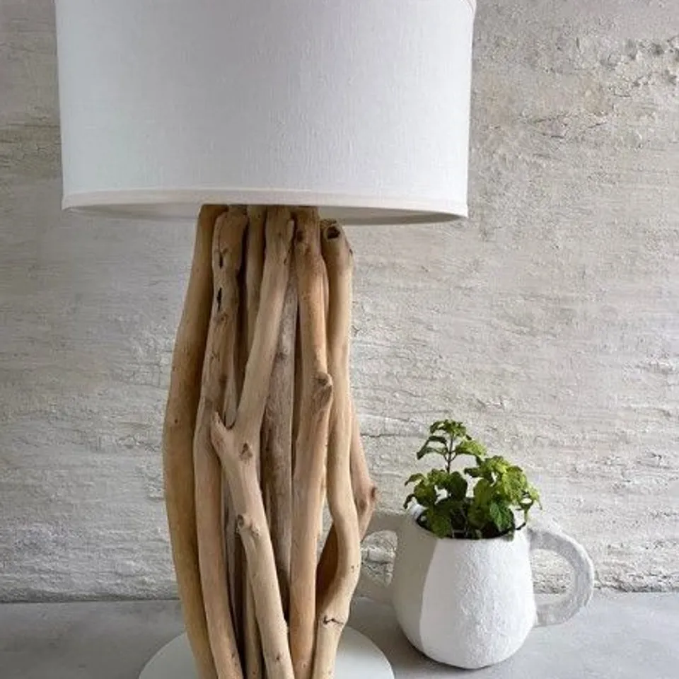 DESIGNER BLEU NATURE DRIFTWOOD LAMP