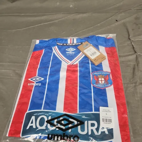 BAGGED CARLISLE UNITED FC HOME JERSEY 25/26 - SIZE L