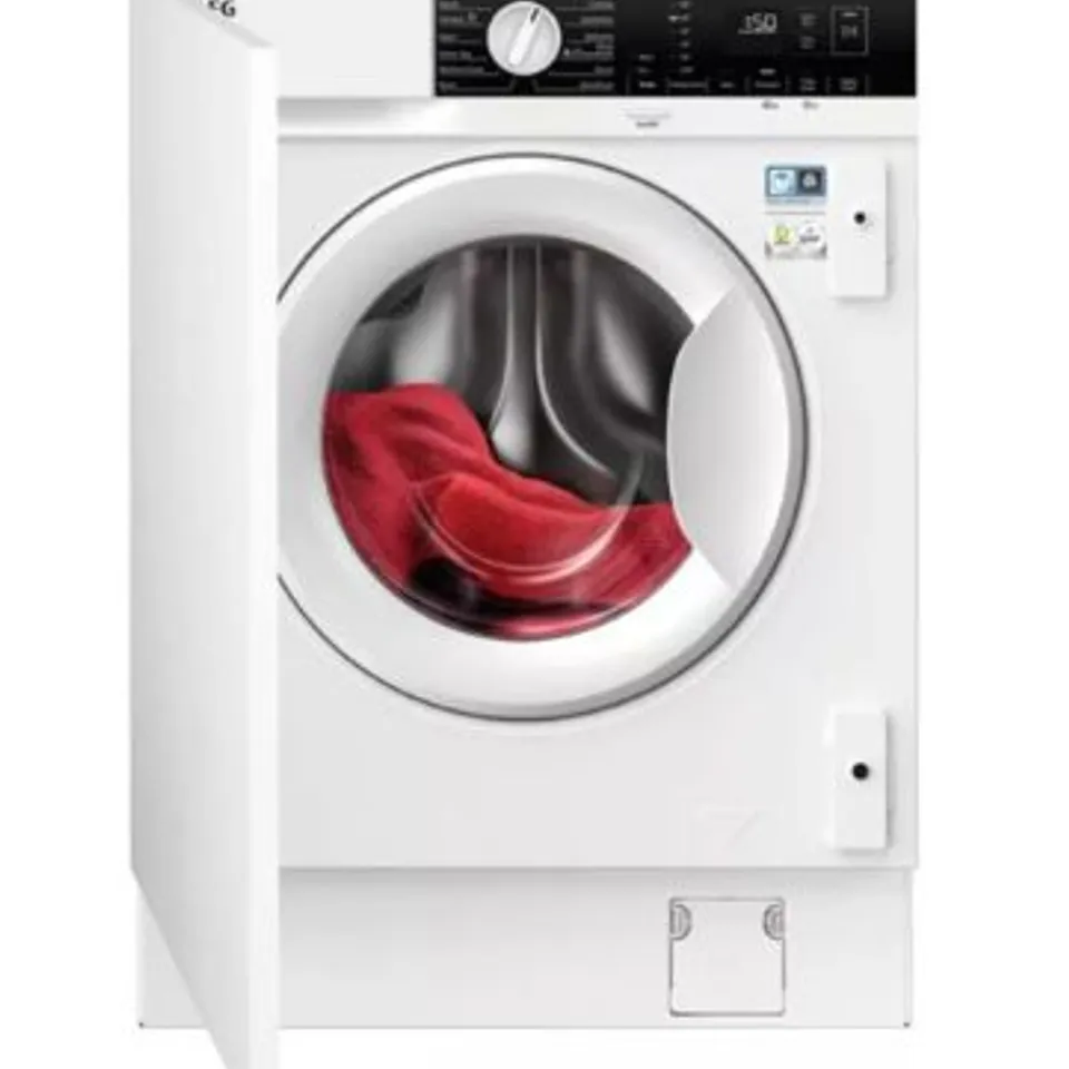 AEG 6000 SERIES LX6WG84634BI INTEGRATED 8KG / 4KG WASHER DRYER WITH 1600 RPM – WHITE – D RATED [WASH&DRY]