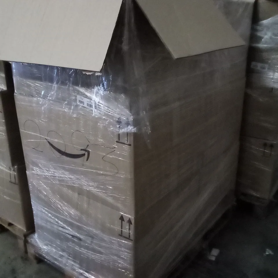 PALLET OF 6 BOXES CONTAINING ASSORTED ITEMS INCLUDING WEIGHT LIFTING GLOVES, ONCE UPON A RAINFOREST BOOK, BIRTHDAY CARD, COOKIE CUTTERS, COCKTAIL ACCESSORIES, PHONE CASE