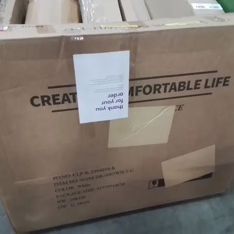 BOXED DRESSING TABLE WITH MIRROR (2 BOXES)