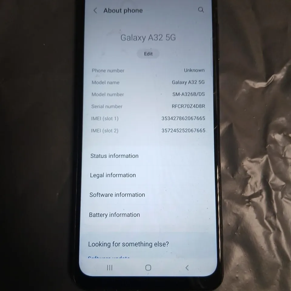 SAMSUNG GALAXY A32 5G SMARTPHONE – BLACK