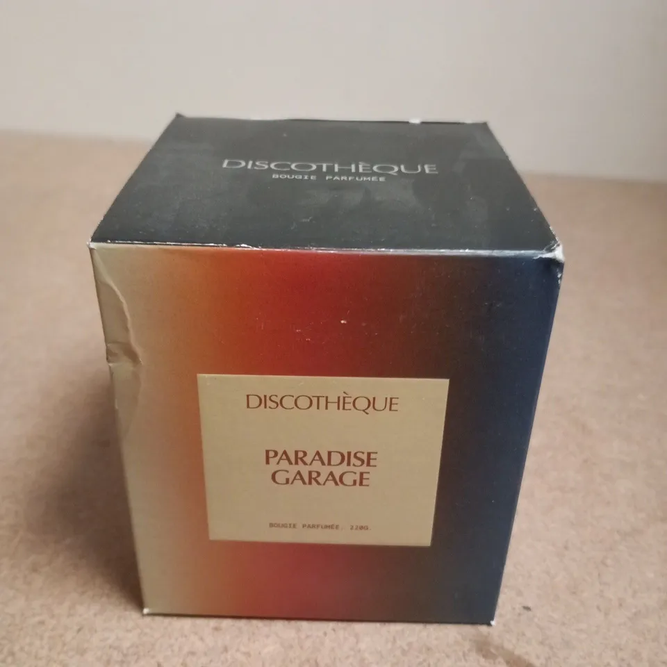 DISCOTHÈQUE PARADISE GARAGE SCENTED CANDLE 220G