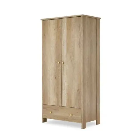 BOXED OBABY NIKA DOUBLE WARDROBE - OAK (3 BOXES)