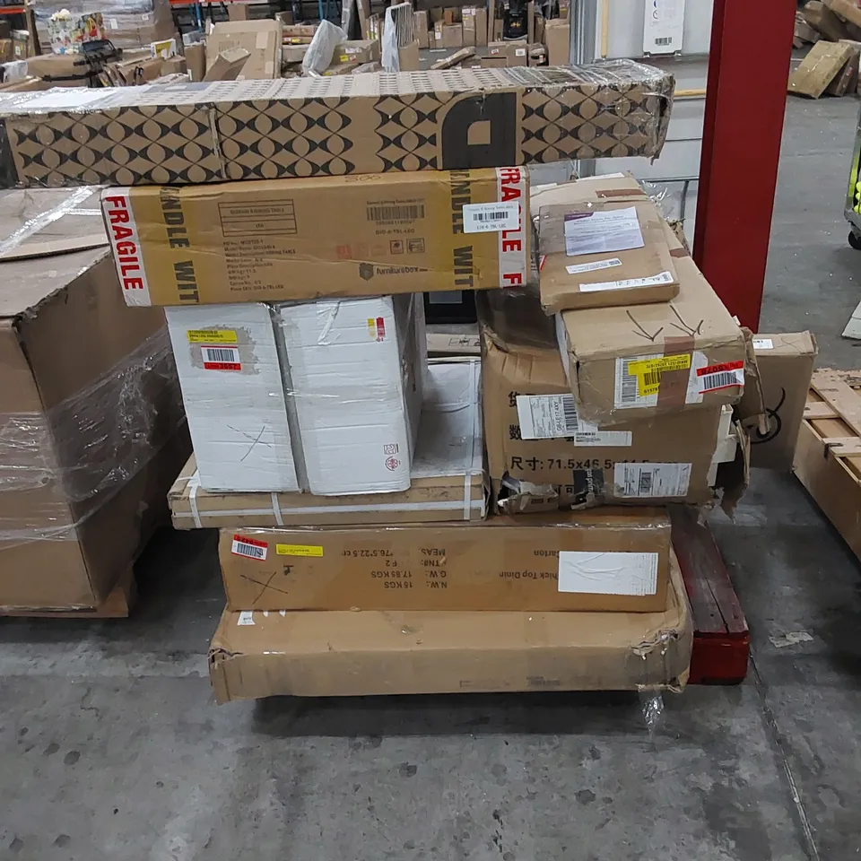 PALLET TO CONTAIN ASSORTED BOXED FURNITURE AND FURNITURE PARTS