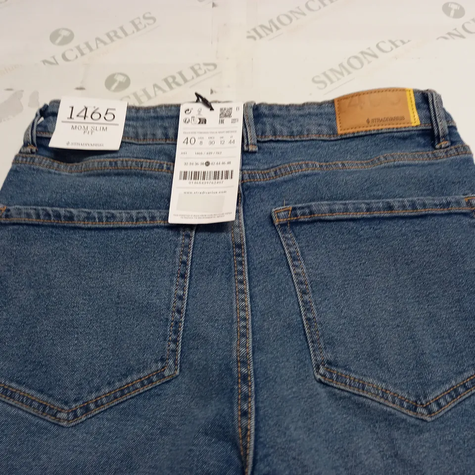 STRADIVARIUS 1465 MOM SLIM FIT JEANS - UK 12