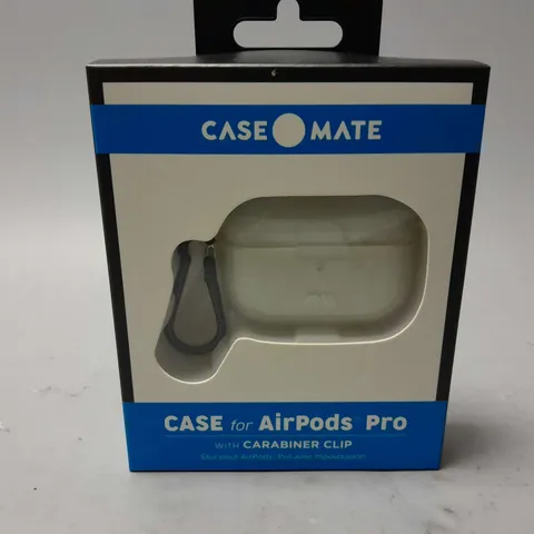 APPROXIMATELY 28 BOXED CASE MATE CLEAR CASES WITH CARABINER CLIP FOR AIRPODS PRO