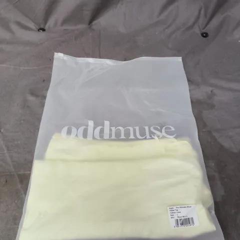 BAGGED ODDMUSE THE ULTIMATE MUSE HALTER TOP – LIME – SIZE L