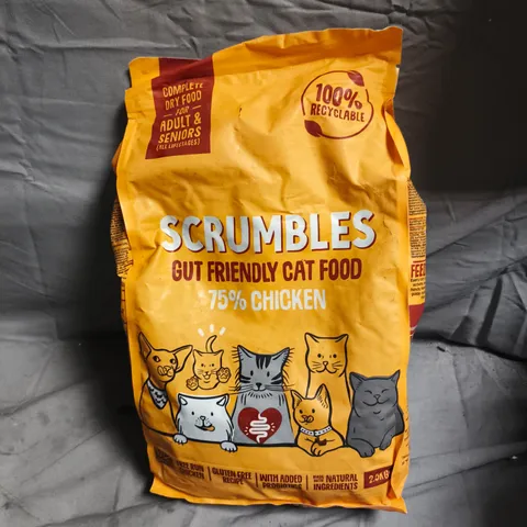 SCRUMBLES GUT FRIENDLY CAT FOOD – CHICKEN, 2.5KG