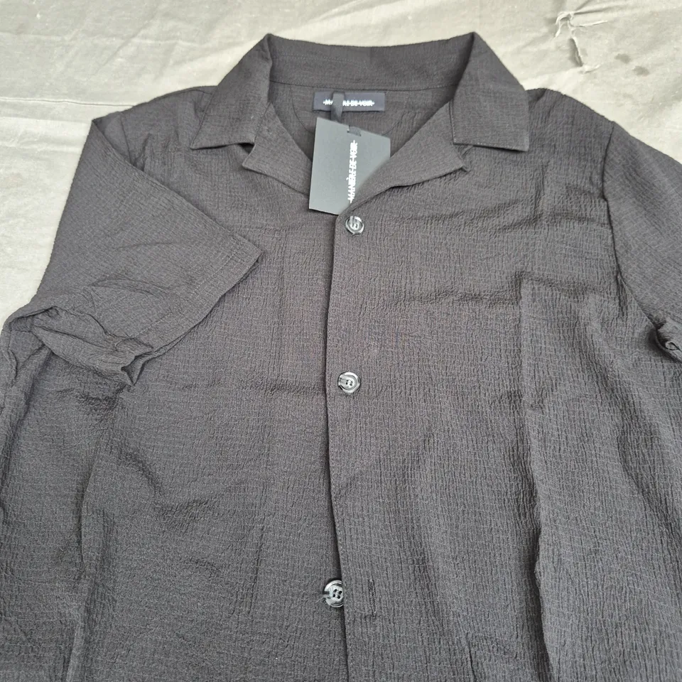 MANIÈRE DE VOIR SHIRT - BLACK - SIZE MEDIUM