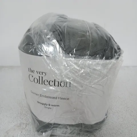 THE VERY COLLECTION EMBOSSED FLEECE THROW