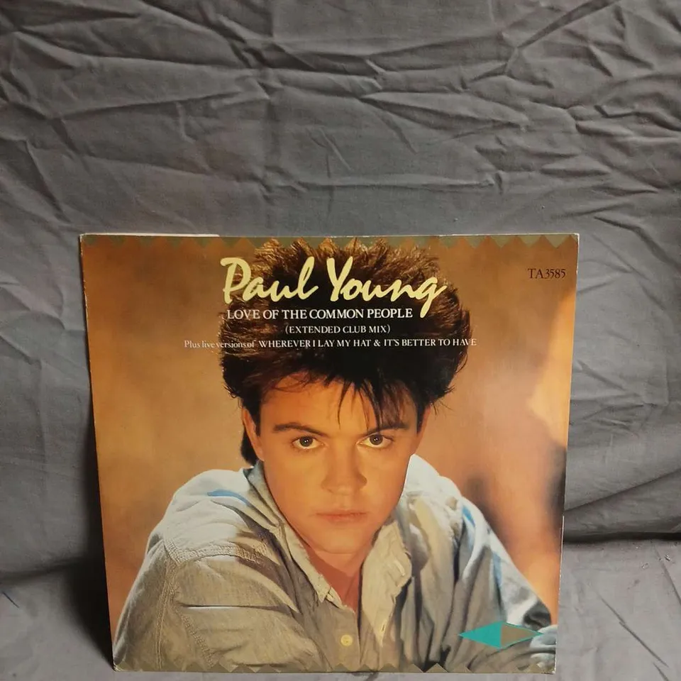 PAUL YOUNG – LOVE OF THE COMMON PEOPLE (EXTENDED CLUB MIX) 12" VINYL SINGLE
