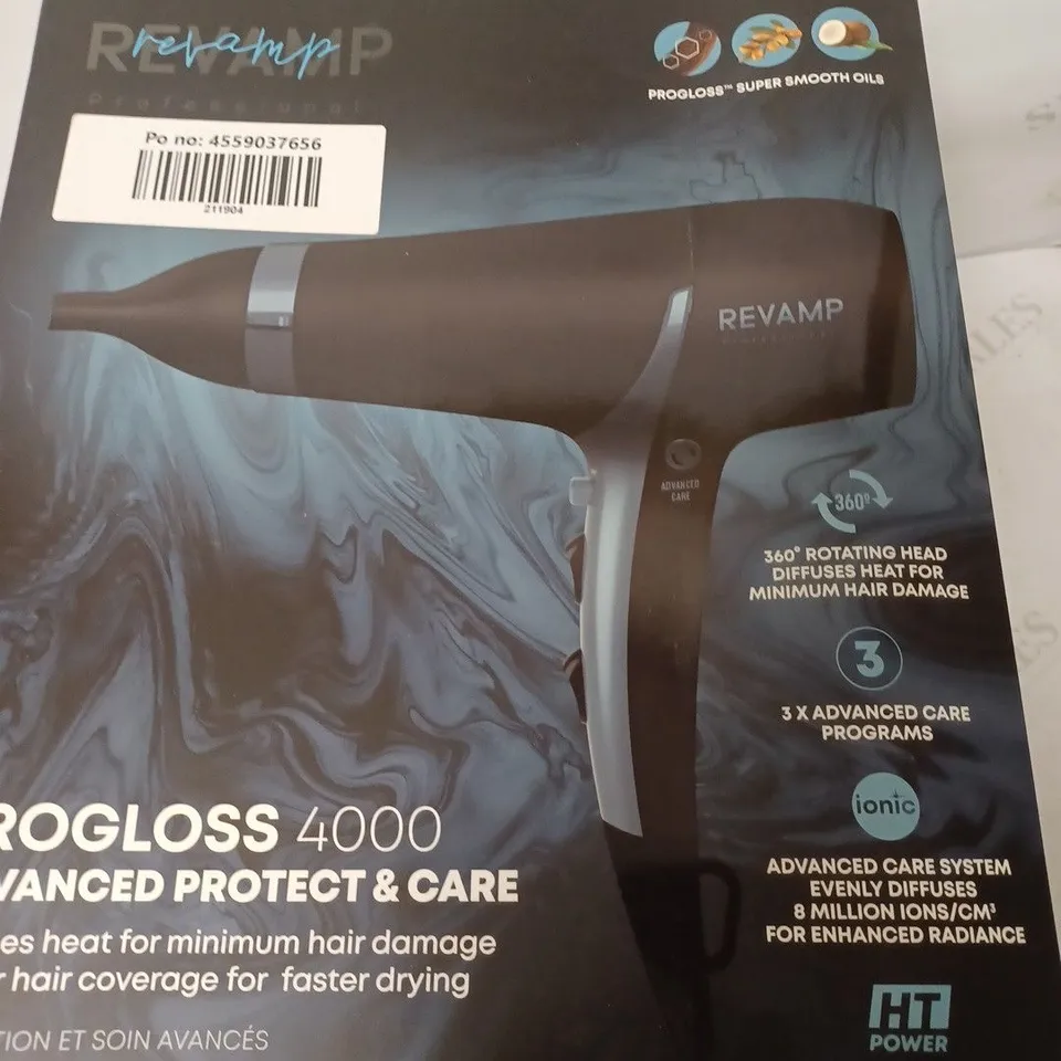 REVAMP PROGLOSS 4000 ADVANCED PROTECT & CARE HAIRDRYER
