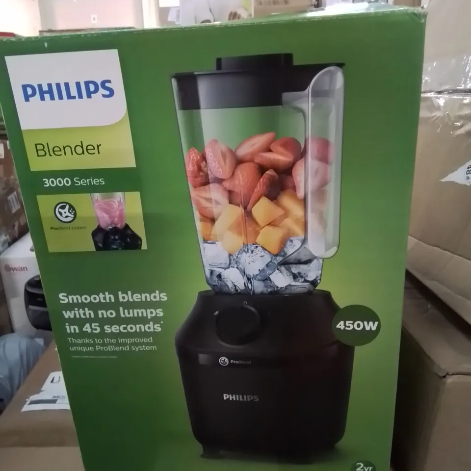 BOXED PHILIPS SERIES 3000 450W BLENDER