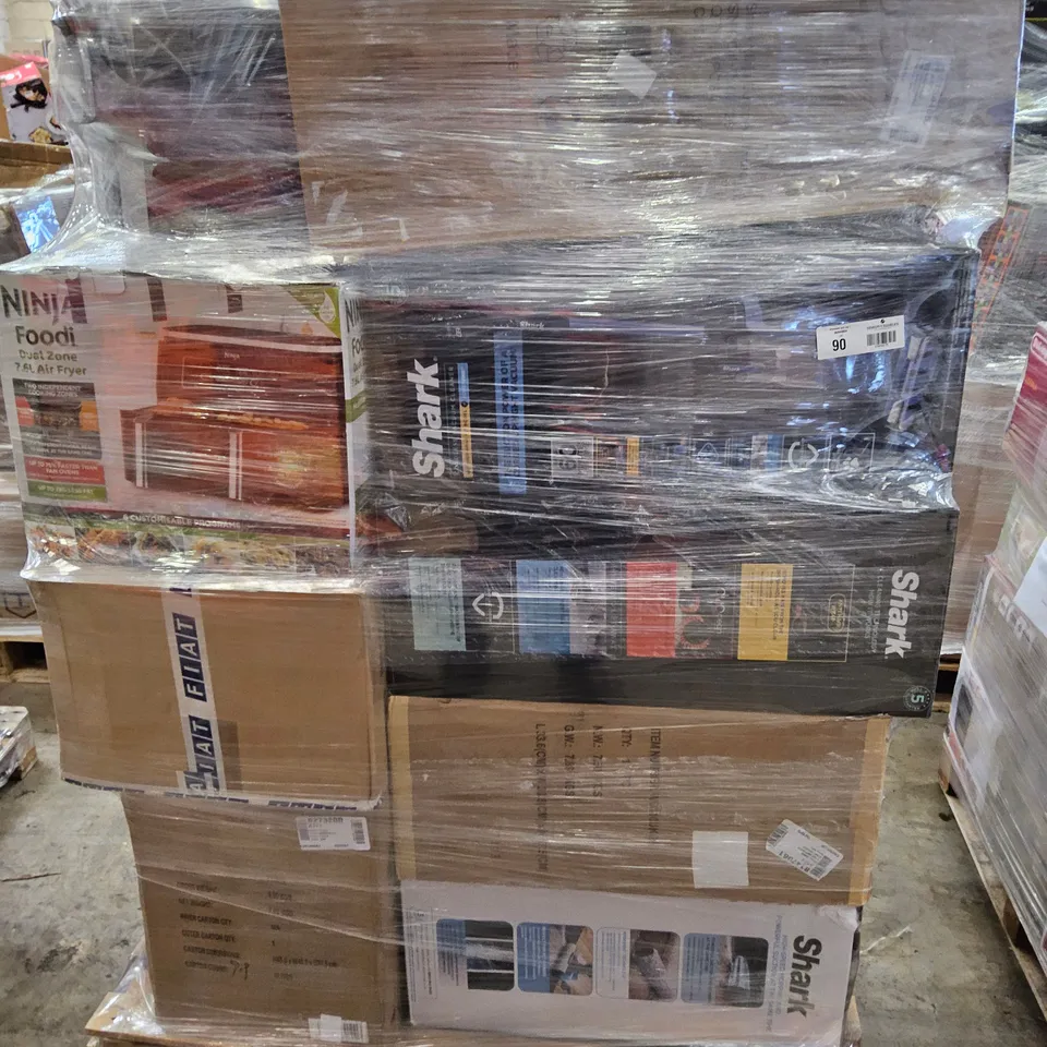 PALLET OF APPROXIMATELY 19 UNPROCESSED RAW RETURN HOUSEHOLD AND ELECTRICAL GOODS TO INCLUDE;