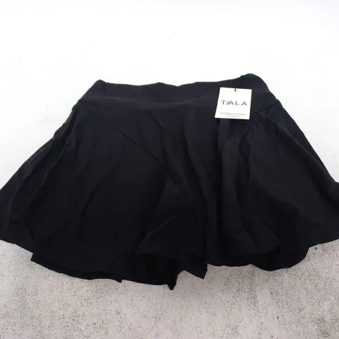 TALA DAYFLEX FLOATY SKORT – SHADOW BLACK, SIZE M