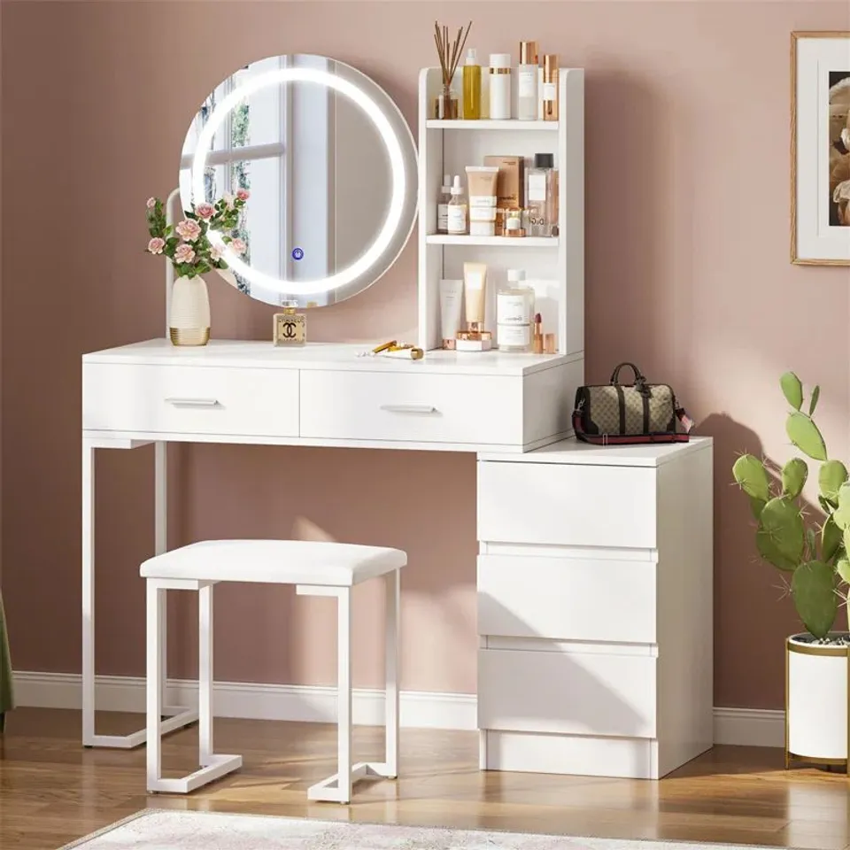 BOXED REMIYAH DRESSING TABLE WITH MIRROR (2 BOX)